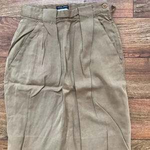 Giorgio Armani Brown Pencil Skirt